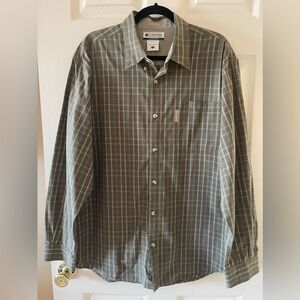 Chemise Pêche Columbia Chemise Columbia PFG Homme - Taille M Bleu - Manches Longues Stretch Pour La Pêche - Occasion Très Bon état Haut Columbia Logo Omni Shade